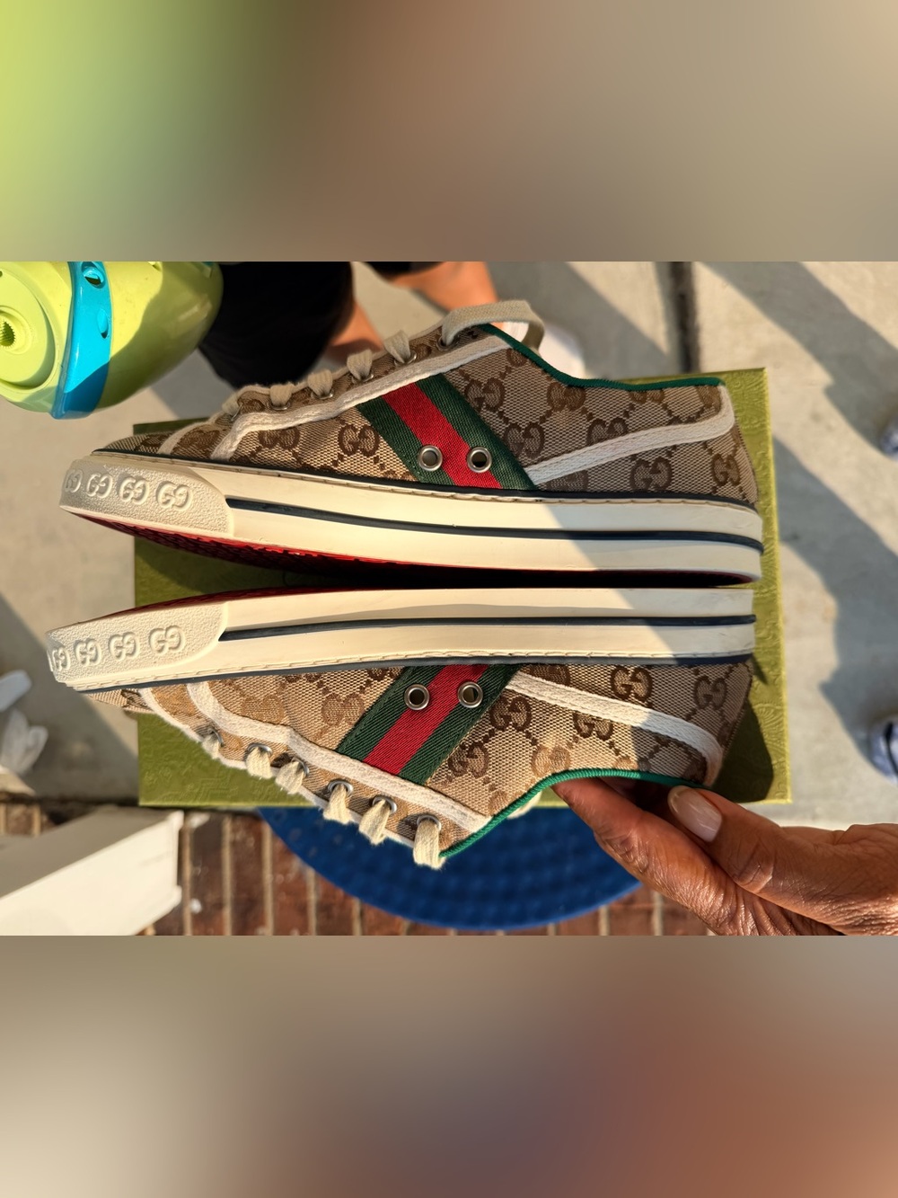 AUTHENTIC Women's Gucci Tennis 1977 sneaker - Picture 3 of 12